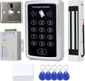 Door Entry System with Waterproof Access Control Keypad Power Supply DC 12V,Door Lock Release Switch,Electric Lock