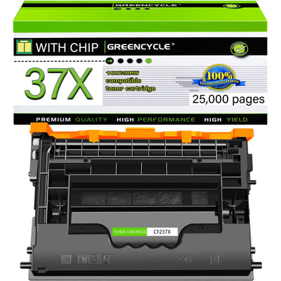37X CF237X Black Toner Cartridge Compatible for HP Enterprise M608 1 Pack