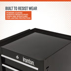 5-Drawer Rolling Cabinet, 17in., 75-Lb. Capacity, Steel