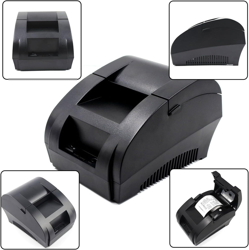 58MM USB Thermal Receipt Printer, High Speed Printing 90mm/sec, Compatible with ESC/POS Print Commands Set