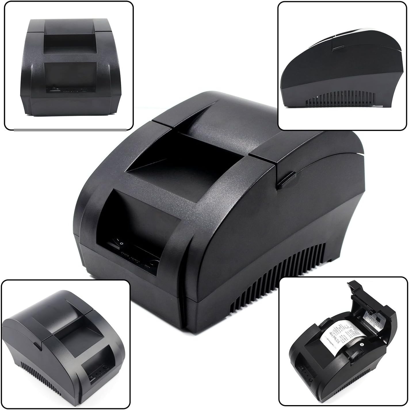 58MM USB Thermal Receipt Printer, High Speed Printing 90mm/sec, Compatible with ESC/POS Print Commands Set