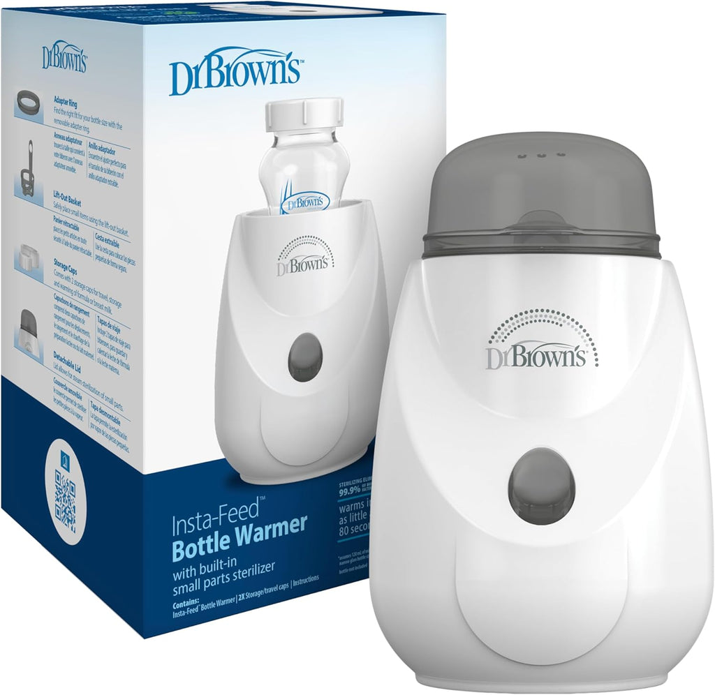 Insta-Feed Baby Bottle Warmer and Sterilizer for Baby Bottles and Baby Food Jars, BPA-Free Plastic