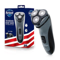 Barbasol Rotary Shaver, Rechargeable Electric Rotary Shaver with Stainless Steel Blades, Pop-Up Trimmer, Wireless