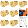 7PCS Orifices DG69-00501A Conversion Kit Replaces for Samsung Gas Range
