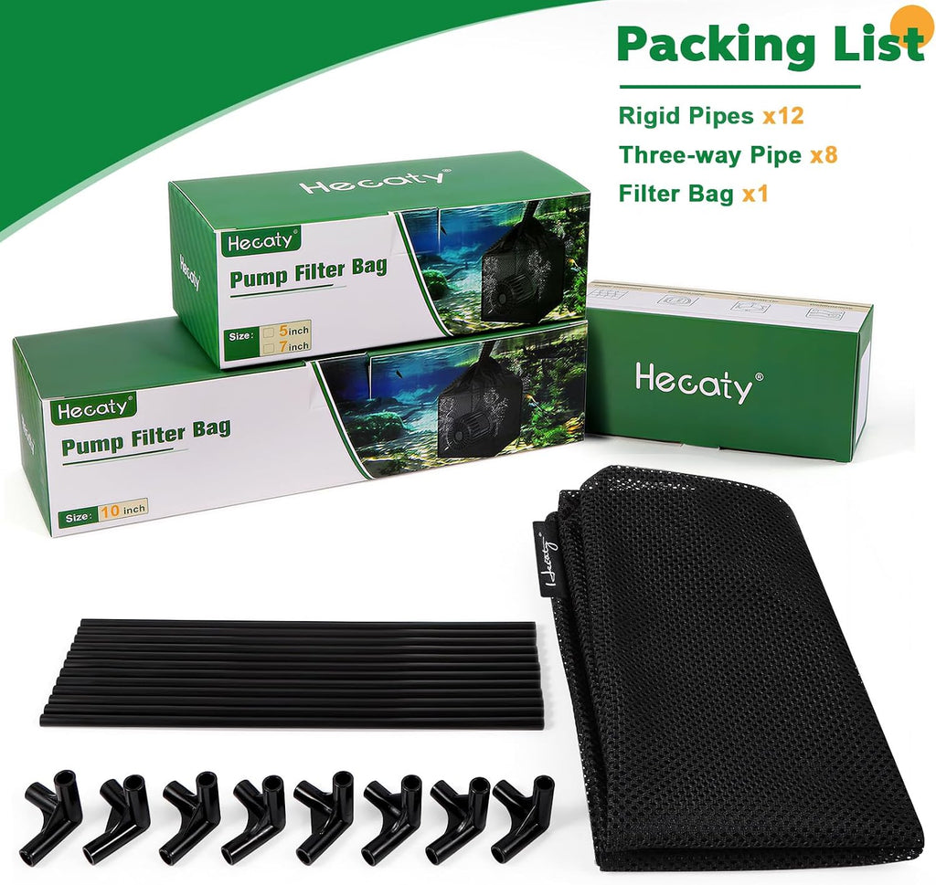 Pond Filter Bag, Pump Barrier Bag