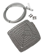#41 20 ft Roller Chain with 2 Connecting Links and Cable for Gate Openers