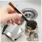 HEALLILY Coffee Cleaning Brush Double-end Wiping Brush for Coffee Machine Maintenance Compact Portable for Easy Use