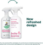 ATTITUDE Baby Laundry Stain Remover Spray, Free & Clear, 27 oz