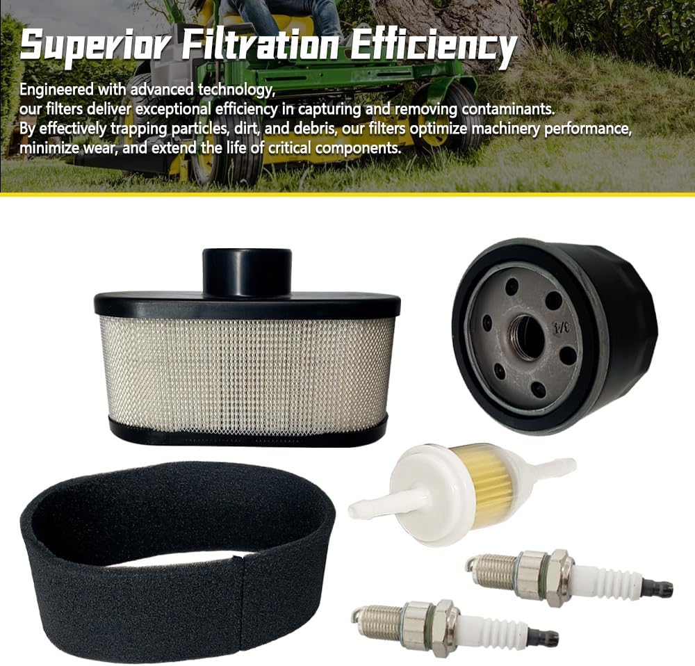 Maintenance Filter Kit for John Deere Z530M, Air Filter, Repl MIU12555
