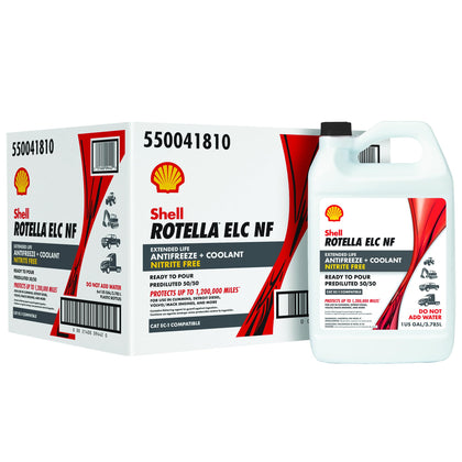 Nitrite-Free Extended Life ELC Anti-Freeze + Coolant, Pre-Diluted 50/50 (1 Gallon, Case of 6)