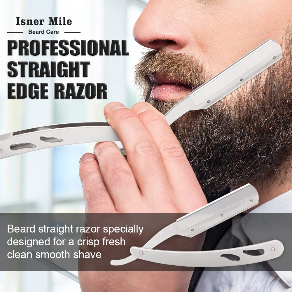 Isner Mile Dad Gifts Fathers Day Husband: from Wife Daughter, Beard Grooming Kit for Men with Beard Oil Balm Wash
