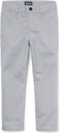 Boys Stretch Chino Pants,Fin Gray Single,18H