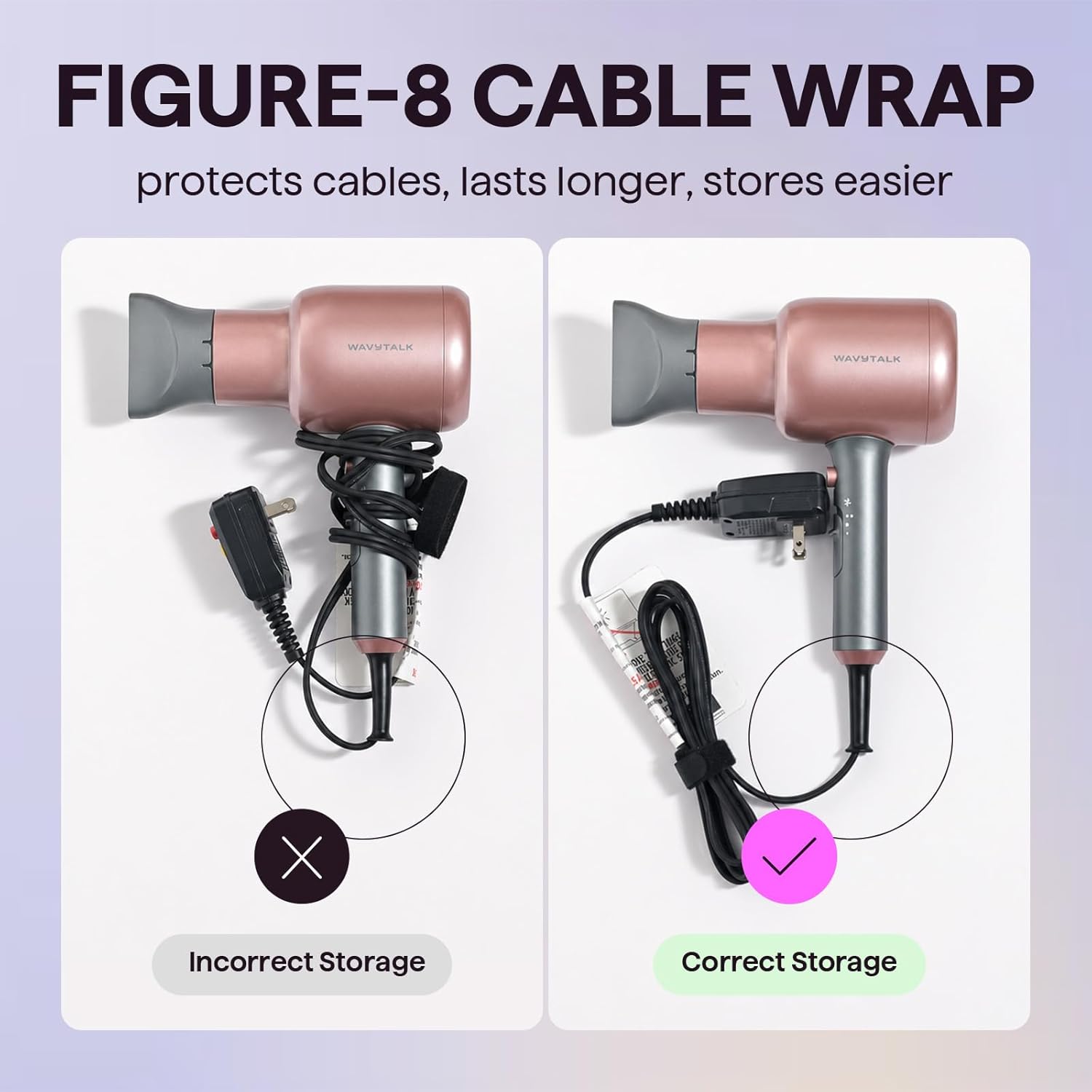 Hair Dryer with Diffuser, Blown Away Ionic Hair Dryer for Curly Hair with Comb, 1875W Fast Drying Blow Dryer with