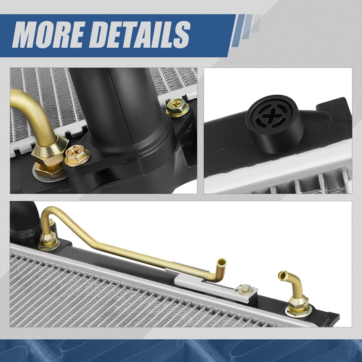 Auto Dynasty 2681 Radiator for 2004-2006 Toyota Sienna AT/MT