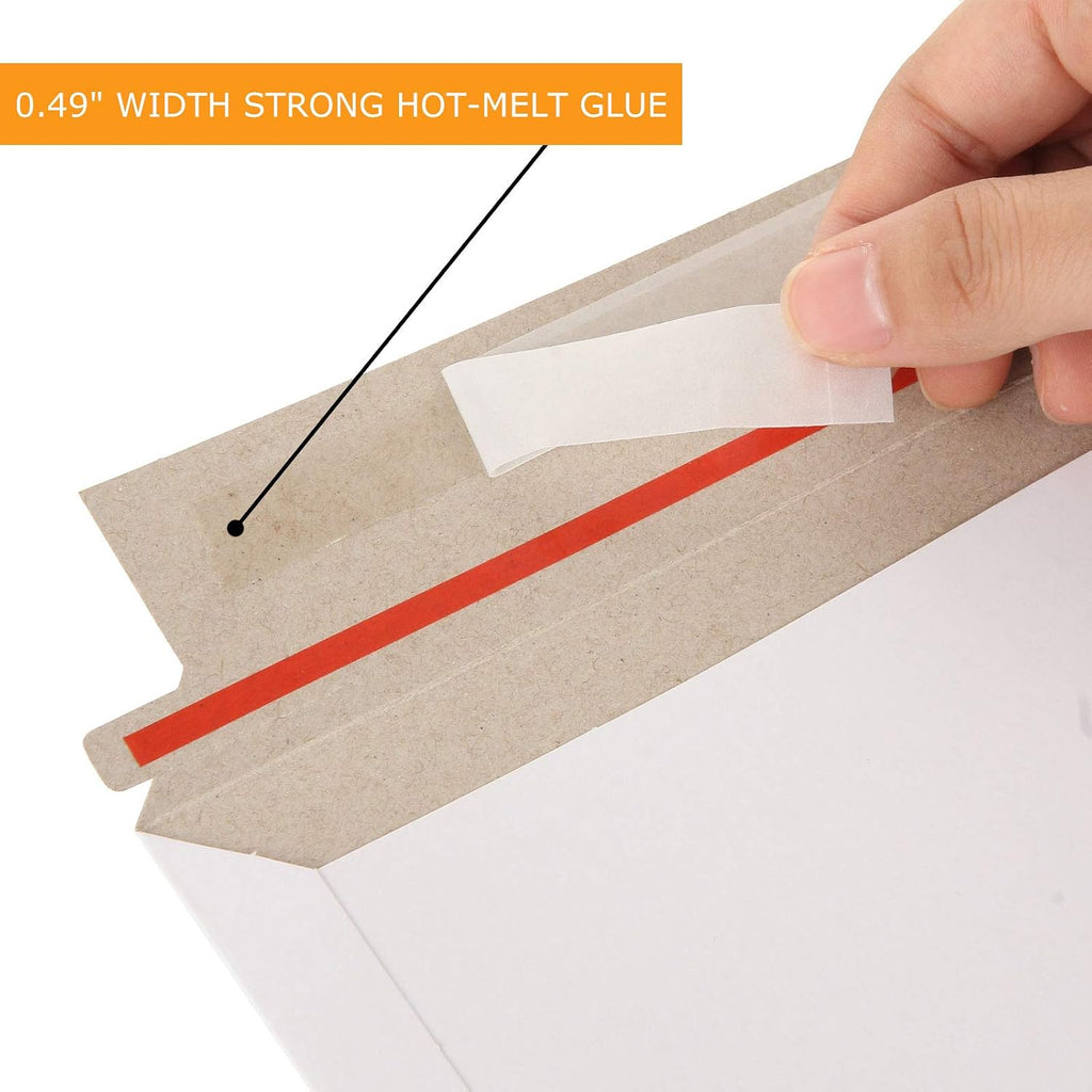 100 Pack Rigid Mailers 6 x 10 Inch
