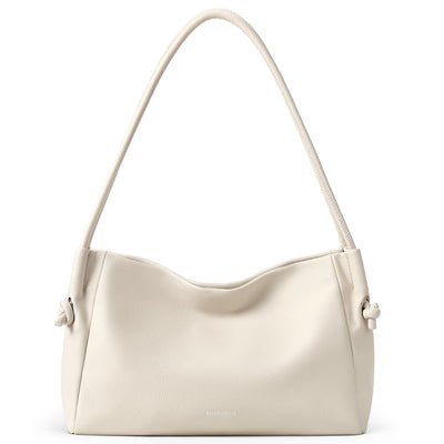 Shoulder Bag for Women Pebbled Vegan Leather Purse Soft Handbag