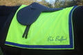 Custom Saddle Towel with Trim, Embroidered Saddle Pad for Horses