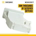 Dryer Door Switch for General Electric GE GTD45EBMK0WS