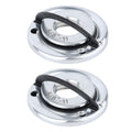 2pcs 5/8"-11 Thread Angle Grinder Flange Nuts, Metal Quick Lock Angle Grinder Nut for Fixing Cutting Discs