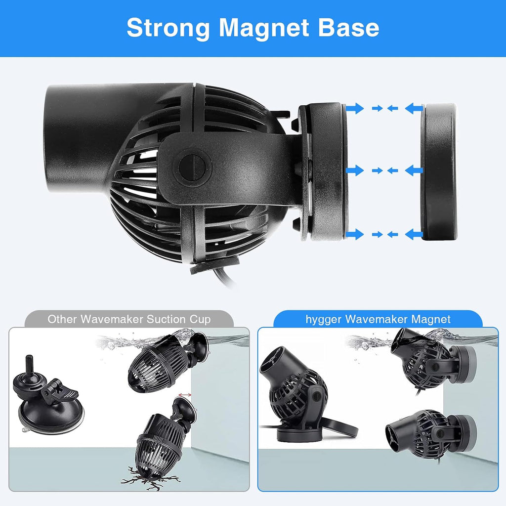 Aquarium Wave Maker Circulation Pump, 792 GPH Ultra-silence Fish Tank Powerhead with Strong Magnet Suction Base for