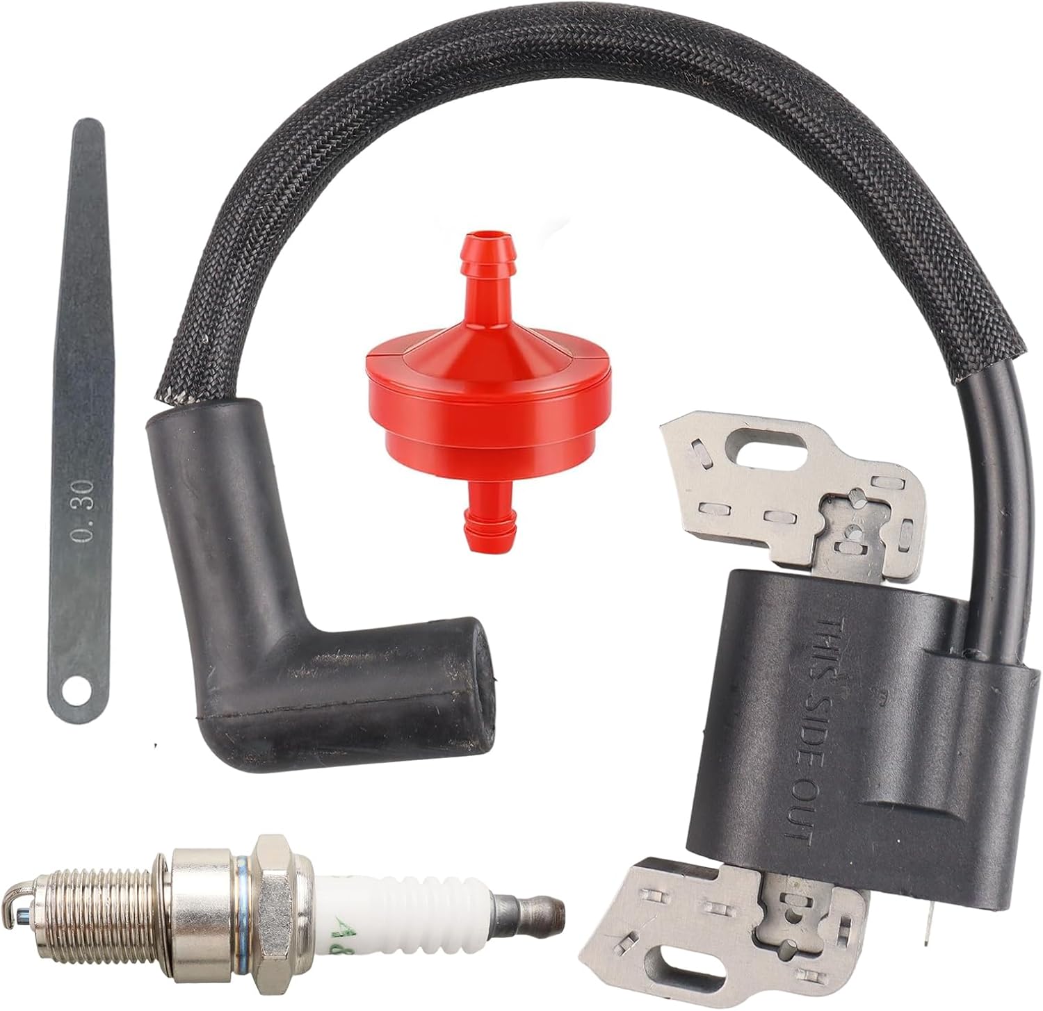 593872 798534 84005272 Ignition Coil for Briggs and Stratton 799582 Armature Magneto Module for Lawn Mower Trimmer