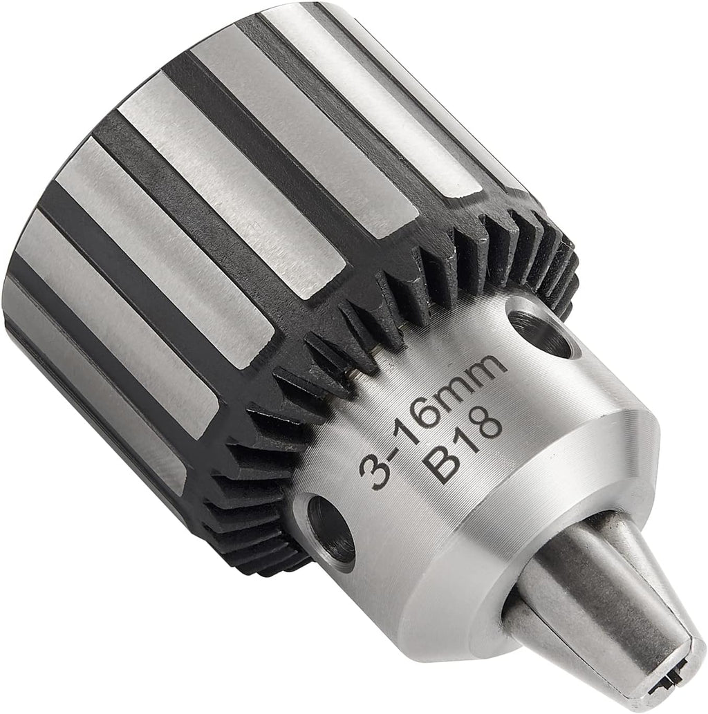 Heavy Duty 5/8" Drill Chuck with K32 Chuck Key and MT2 Shank | #2 Morse Taper Arbor