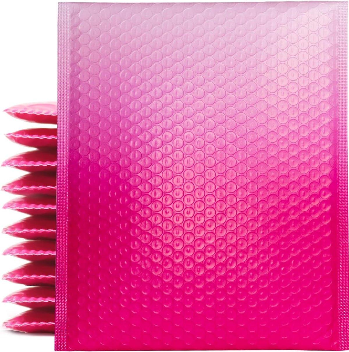 8.5x11 Inch 30 Pack Pink Bubble Mailers, Waterproof Padded Envelopes, Self Seal, Strong Adhesion Bubble Envelopes