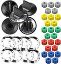 Electric Range Burner Knob Kit KN002 RKE Electric Range Oven Knob Handle Kit Compatible with Whirlpool Gas Stove