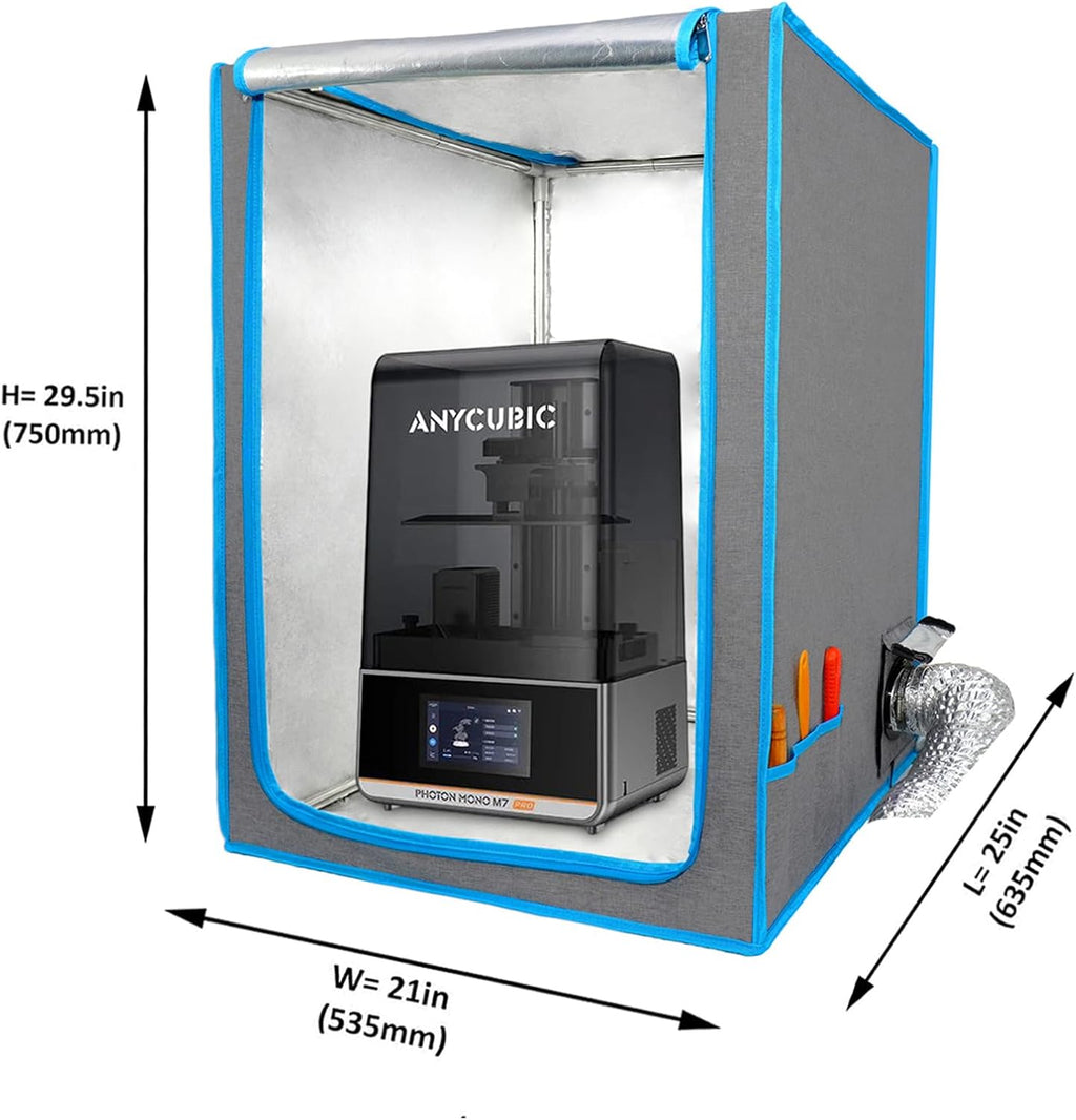 Multifunctional Resin 3D Printer Enclosure with Smart Ventilation kit | Dustproof Cover Compatible with ELEGOO Saturn