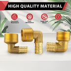 20-PACK EFIELD Pex 3/4"x1/2"Male NPT Threaded Elbow(PEX1807100-20)