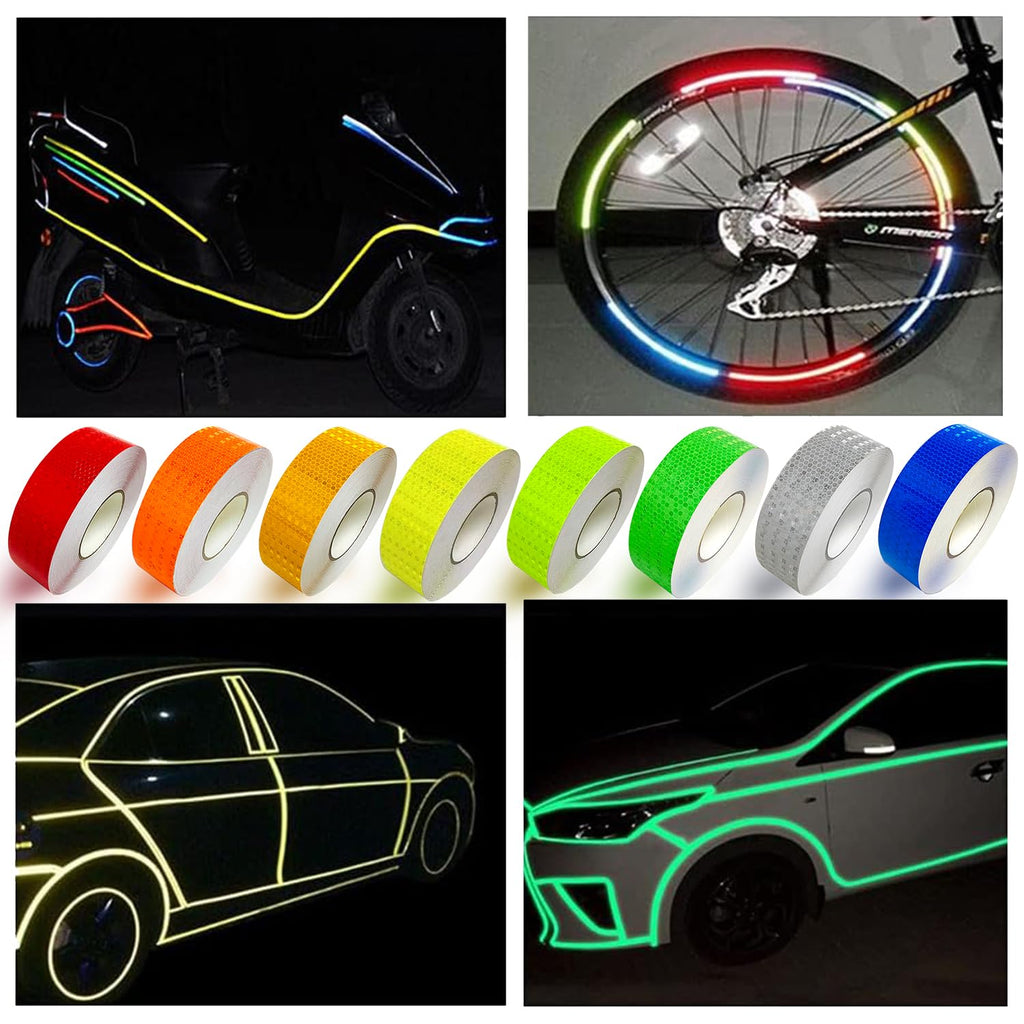 8 Colors High-Visibility Waterproof Reflective Tape