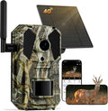 Trail Camera, 4G Cellular Dual Lens Trail Cameras 2.7K, 0.2s Fast Trigger Speed, Game Camera with Full Color Night