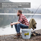 Replacement for Gamma Seal Replacement O-Ring (one Pair) for 12" lids
