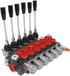 Monoblock Hydraulic Directional Control Valve, 6 Spool, 11 GPM, SAE Ports