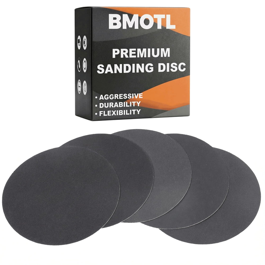 BMOTL 50Pcs 320-1000 Assorted Grit 6 Inch Sanding Discs Hook & Loop