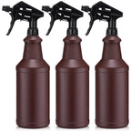 3 Pack Opaque Spray Bottles UV Light Blocking,Brown,Black,34 Oz