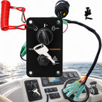 704-82570-08-00 Single Engine Key Switch Panel Compatible with Yamaha 12V