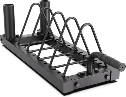 Horizontal Plate Rack – 350 lb Capacity with Bar Holders