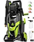 2026New Power Pressure Washer 4800PSI with 4 Quick Connect Nozzles,Inlet Hose & Filter, Foam Cannon for
