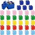 36 Pcs Colorful Favor Boxes, Plastic Gift Boxes, 2x2x2 Inches