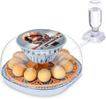 Smart Chicken Incubators for Hatching Eggs with Automatic Turner Small Poultry Duck Quail 12 Egg Incubator