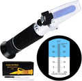0-28% Salinity Refractometer ATC, Sodium Chloride (NaCl) Salt Level Meter Tester, Test Kit for Sea Water Brine