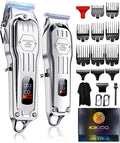 Cordless Hair Clippers for Men Professional Home Hair Cutting Kit | 6500RPM Motor 2500mAh Rechargeable Battery LED