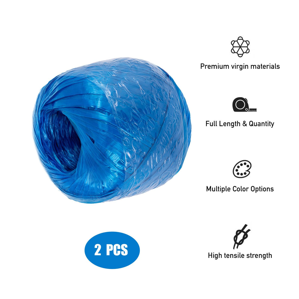 980 Feet Long Bundled Polyester Nylon Plastic Rope Twine,Polypropylene Twine for Household Gardening, Agricultural