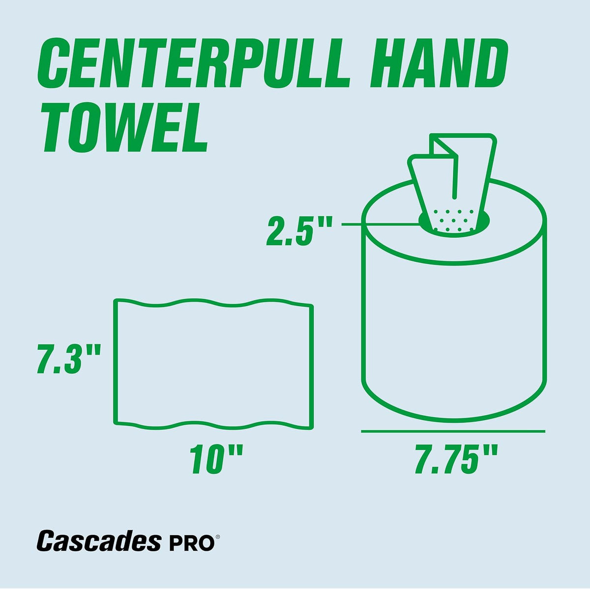 Select Centerpull Paper Towels H153, 600 Sheets, White