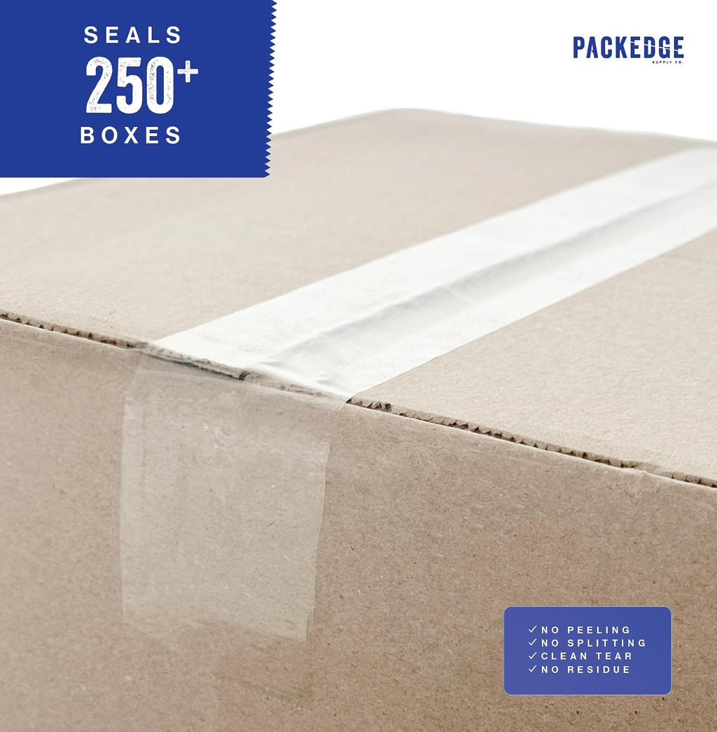Clear Packing Tape, 12 Rolls, 1.88 in x 60 Yd Heavy Duty Shipping | 2.7 Mil Thick, 720 Total Yards. Ideal for Moving