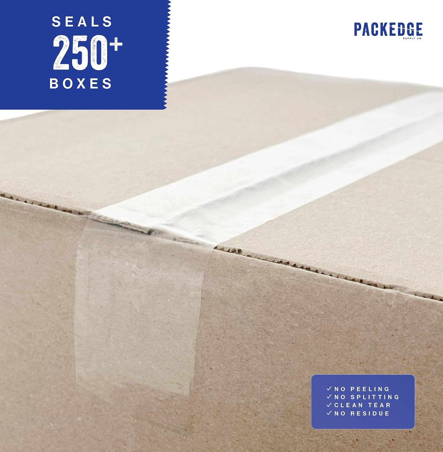 Clear Packing Tape, 12 Rolls, 1.88 in x 60 Yd Heavy Duty Shipping | 2.7 Mil Thick, 720 Total Yards. Ideal for Moving