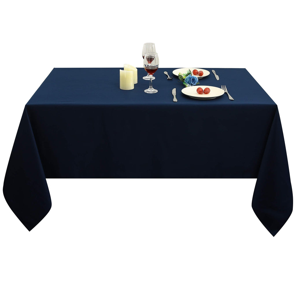 Rectangle Table Clothes for 8 Foot Rectangle Tables, Navy Blue