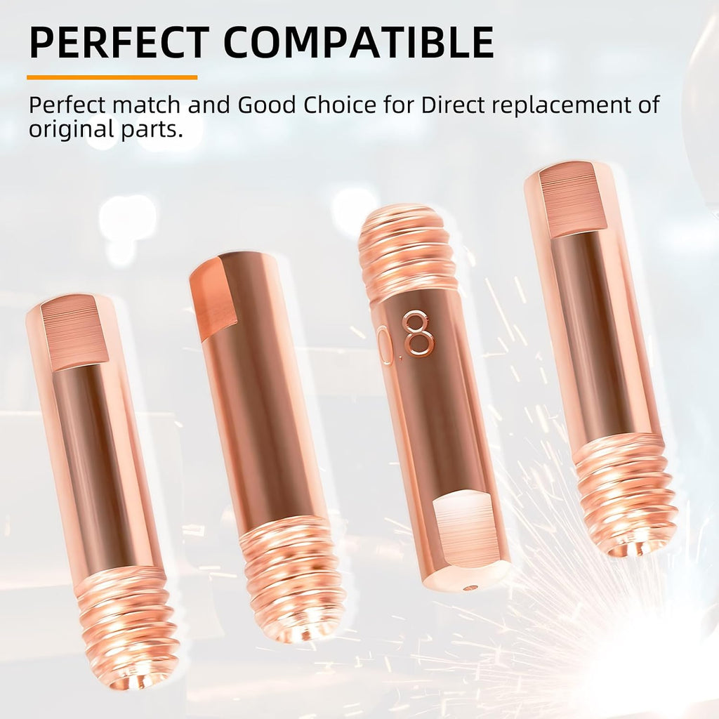 Mig Welding Tips 11-30 (0.030") Welding Contact Tip .030" Replacement for MIG Welding Gun Consumables (40-Pack)