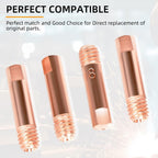 Mig Welding Tips 11-30 (0.030") Welding Contact Tip .030" Replacement for MIG Welding Gun Consumables (40-Pack)